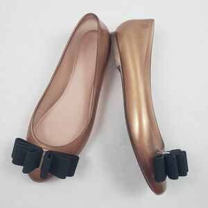 Melissa X Jason Wu Jelly Doll Scented Bow Toe Ballet Flats Women's Size 9